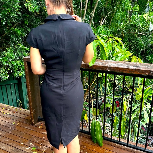 Cue black formal dress - size 14 - Picture 4 of 5